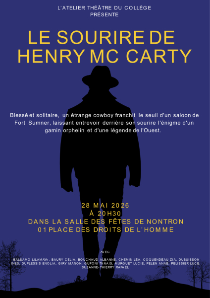 Affiche theatre colleIge 2026