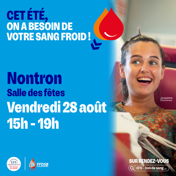 Don de sang 28 aout